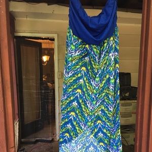 EUC Strapless xl maxi dress